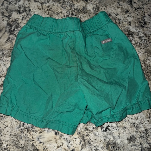 Columbia Teal Elastic Waist Shorts - Picture 2 of 4